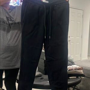 Hollister Black Sweatpants Relaxed Fit Joggers